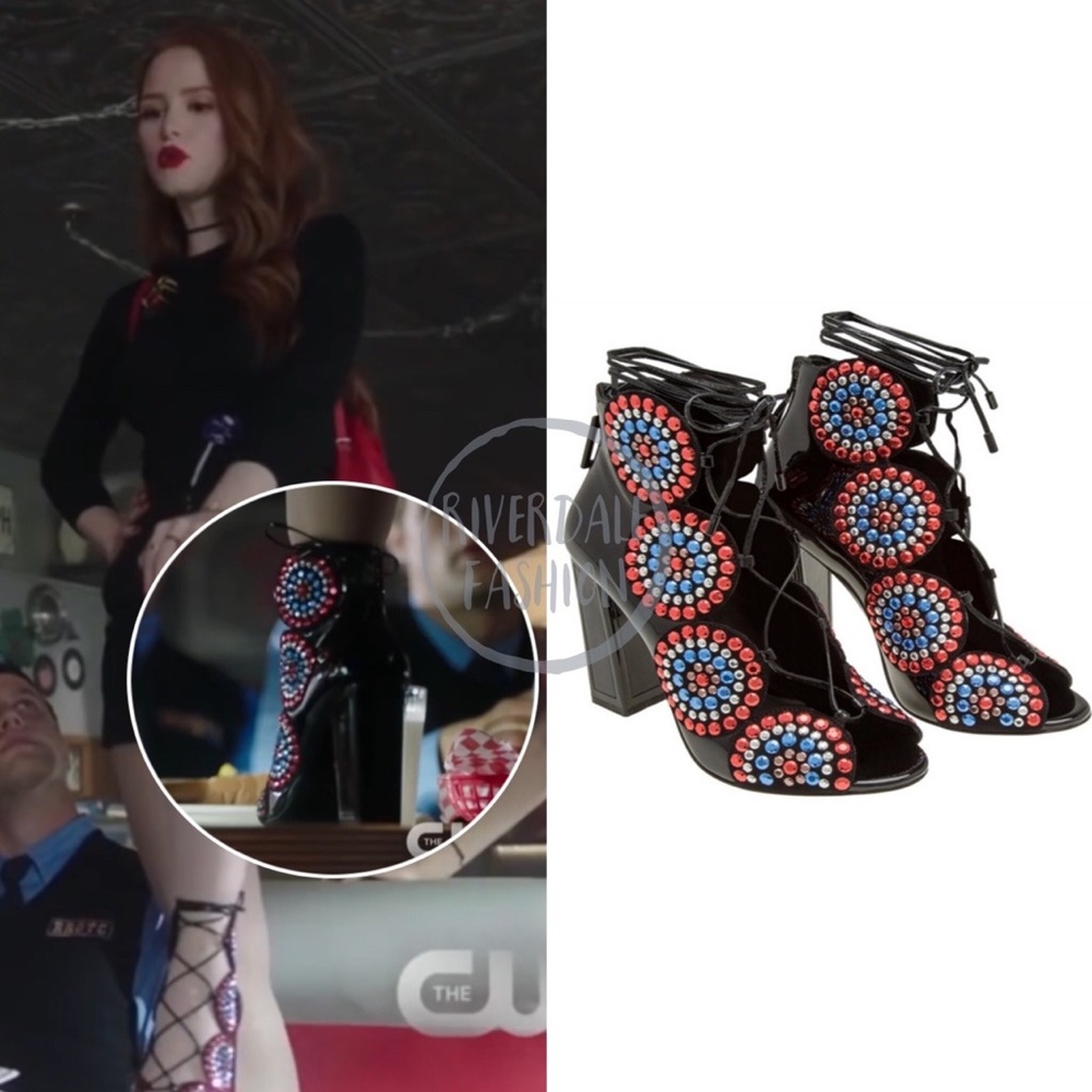 KAT MACONIE Multi Stone Vera Lace-up Booties